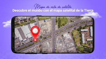 GPS Vivir Satélite Vista Mapa Poster