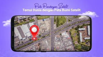 GPS Satelit Pandangan Peta penulis hantaran