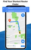 gps hidup jalan melihat, navigasi & offline peta poster