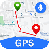 GPS Plans & voix la navigation icône