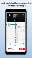 GPS mapas e voz navegação rota imagem de tela 1