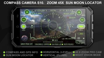 Compass Camera S10 (Zoom Cam, Sun Moon Locator) постер