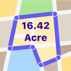 GPS Land Field Area Measure-icoon