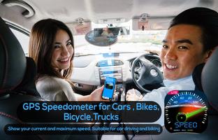 GPS Speedometer Lite HUD Digi  पोस्टर