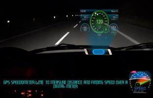 GPS Speedometer Lite HUD Digi  स्क्रीनशॉट 1