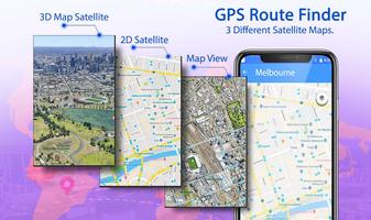 برنامه‌نما GPS Route Finder & Transit: Maps Navigation Live عکس از صفحه
