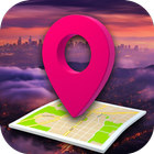 Icona Mappe GPS Navigazione Traffico