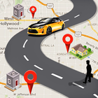 GPS-поиск маршрута иконка