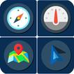 todas as ferramentas de sensores, status do GPS