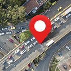 GPS マップ, 音声ナビゲーションとライブ 地図 アイコン