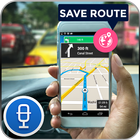 GPS voz navegación mapas velocímetro Y Brújula icono