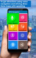 GPS Voice Navigation Maps, Speedometer & Compass পোস্টার