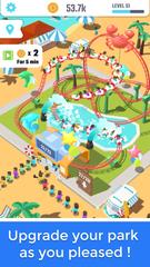 1 Schermata Idle Roller Coaster