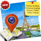 photo appareil photo gps avec emplacement 2018 icône