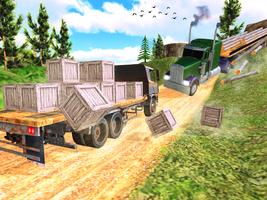 Camionneur - Camion de transport tout-terrain 3D Affiche