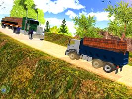 Camionneur - Camion de transport tout-terrain 3D capture d'écran 2