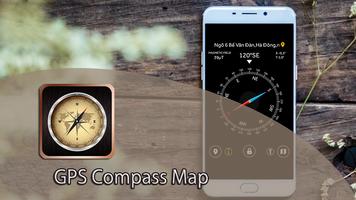Poster GPS Compass Map