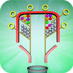 Classic Pin Pull Puzzle 3D Ball Bucket Drop