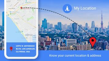 GPS，地圖，導航和行車路線 海報