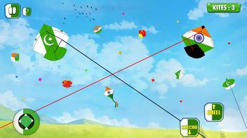 India Vs Pakistan Kite Flying Affiche