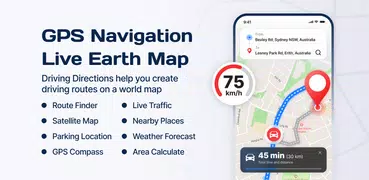 GPS Navigation: Live Earth Map