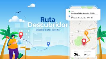 Navegacion GPS: Vista de calle Poster