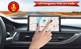 GPS Traffic Route Finder & Route Direction poster