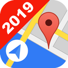 free GPS Location tracker, Map and Live Position icono