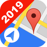free GPS Location tracker, Map and Live Position biểu tượng