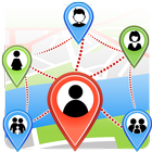 Share Location via Map, Address or Street view icon