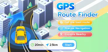 GPS-Navigation - Routenfinder