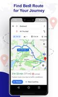 GPS Map Navigation Traffic Finder App постер