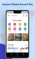 GPS Map Route Navigation Traffic App скриншот 2