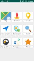 Gps Navigation - Drive , Share and Find Places Affiche