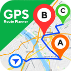 GPS 経路 プランナー  経路 ファインダ アイコン