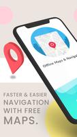 GPS Navigation, Maps & Traffic Affiche