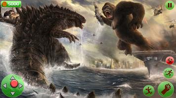 Monster Gorilla Rampage Attack ảnh chụp màn hình 1