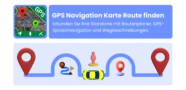 GPS Navigation Map Route Find