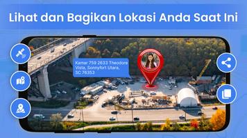 GPS Navigation Map Route Find poster