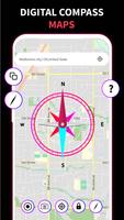 Digital Compass الملصق
