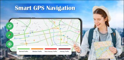 Live Earth Map & GPS Cartaz
