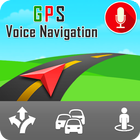 GPS en direct, navigation vocale et cartes icône