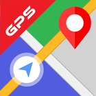 Prędkościomierz i kompas do nawigacji GPS ikona