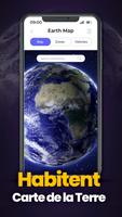 carte de la terre en direct 3d Affiche
