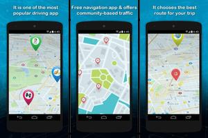 Free Wayse  GPS navigation walkthrough постер