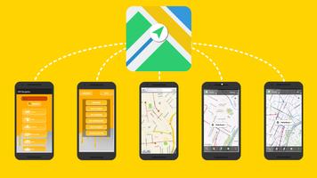 Cartes GPS Navigation rapide Finder par endroits capture d'écran 2