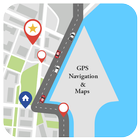 Maps itinéraire Gps navigation icône