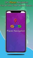 Places Near Me & Live Location GPS Route Finder Affiche