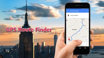 Live GPS Route Finder Voice Navigation Street View captura de pantalla 1