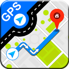 Icona GPS, Maps, Live Mobile Location e Driving Route